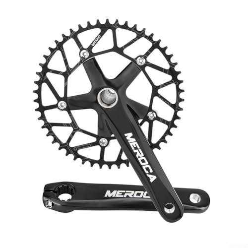 170 mm Kurbel mit 130BCD und Tretlager für Klappfahrrad Leistungssteigerung (54T) von HavenDomicile