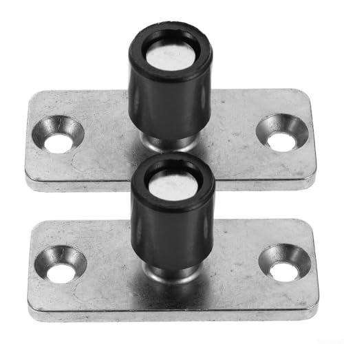 2 Stück Scheunentür für Schiebetürstopper mit Bodenmontage, Edelstahl-Design, um Türbewegungen zu verhindern und die Türbalance effektiv zu erhalten von HavenDomicile