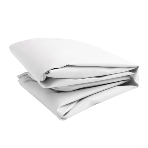 210DPU Oxford-Tuch, wetterfeste Markisenabdeckung, für Außenbereiche und Unterstände (Silber, 3,5 m) von HavenDomicile