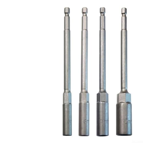 4-teiliges Steckschlüssel-Verlängerungshülsen-Set für Sechskantmutter-Schraubendreher-Bits in Reparaturen 4-teiliges Steckschlüssel-Verlängerungshülsen-Set für Sechskantmutter-Schraubendreher-Bits in Reparaturen von HavenDomicile