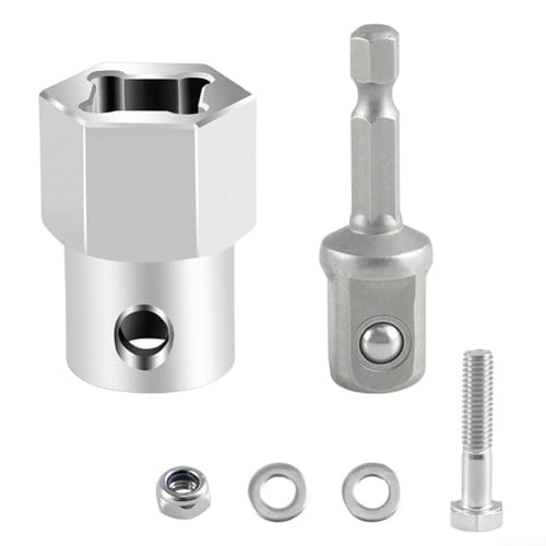 Akku-Bohrmaschinen-Adapter für Anhängerkurbel mit Edelstahl-Konstruktion, passend für 1/2-Zoll-Antriebsbuchse, verbessert die Betriebsgeschwindigkeit Akku-Bohrmaschinen-Adapter für Anhängerkurbel mit Edelstahl-Konstruktion, passend für 1/2-Zoll-Antriebsbuchse, verbessert die Betriebsgeschwindigkeit von HavenDomicile