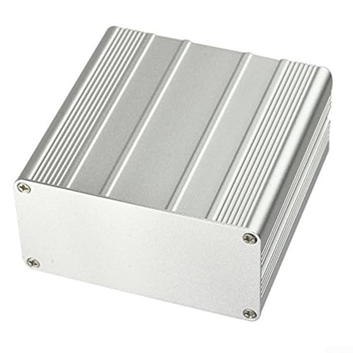 Aluminium-Instrumentengehäuse mit Leiterplatten-Montagemöglichkeiten und Schiebeabdeckung, geeignet für verschiedene elektronische Projektanwendungen und Netzteile von HavenDomicile