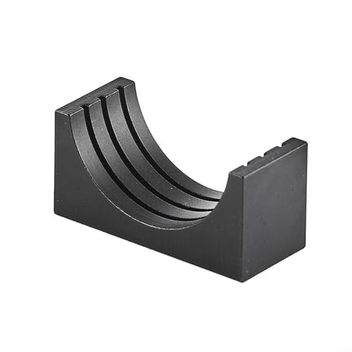 Aluminium-Kaffeefilter-Siebhalter für 51, 54, 58 mm, Espresso-Puck-Sieb-Halterung sorgt für stabiles und gleichmäßiges Brauen (schwarz, 3 Fächer) von HavenDomicile