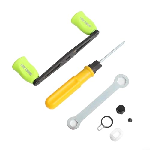 Angelrolle Wippgriff Kohlefaser-Zubehör für Metanium für Bantam für SLXDC, inklusive Schrauben, Muttern, Unterlegscheiben, Schlössern und Werkzeugen für die Montage mit 7 4 mm Öffnung (rechts von HavenDomicile