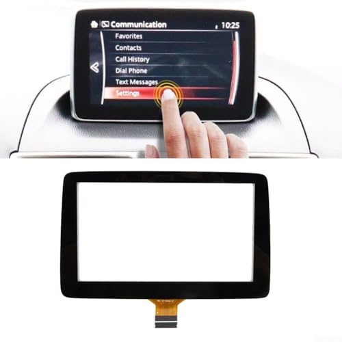 Automotive Touchscreen Digitizer Glas 7 Zoll 36Pin für Mazda für MX5 2014 2016 BHP1611J0C Ersatz Kompatibel mit Fahrzeugdisplay von HavenDomicile