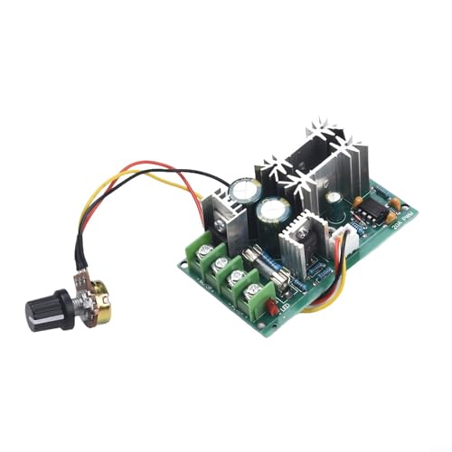 DC Motor Drehzahlregler Modul 20A 10 60V mit Digitalanzeige für präzise Drehzahlregelung und einstellbaren Strom mittels Schraubklemmenverdrahtung DC Motor Drehzahlregler Modul 20A 10 60V mit Digitalanzeige für präzise Drehzahlregelung und einstellbaren Strom mittels Schraubklemmenverdrahtung von HavenDomicile