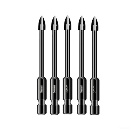 Dreiecksbohrer für verschiedene Anwendungen wie Glas und Keramik (5 mm) von HavenDomicile