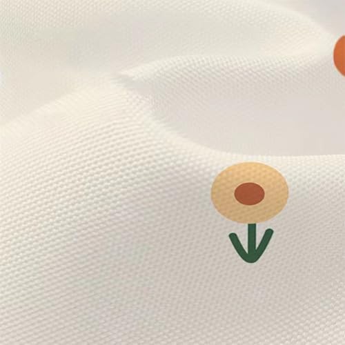 Duschvorhang aus Polyester mit bezauberndem Blumen-Design für ein gemütliches Badezimmer-Ambiente (200 x 200 cm) von HavenDomicile