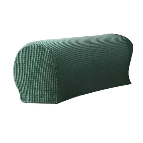 Elastische Stretch-Stuhlhussen 2er Set für Sofa, Couch und Relaxliege mit Karo Stoff (Kiefergrün) von HavenDomicile