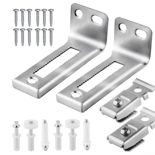Falttür-Hardware-Set, Edelstahl-Schrank-Reparatur-Set für die Reparatur von Schiebetüren, Akkordeon, Scheunen, Taschen und Falttüren mit reibungsloser Bedienung Falttür-Hardware-Set, Edelstahl-Schrank-Reparatur-Set für die Reparatur von Schiebetüren, Akkordeon, Scheunen, Taschen und Falttüren mit reibungsloser Bedienung von HavenDomicile