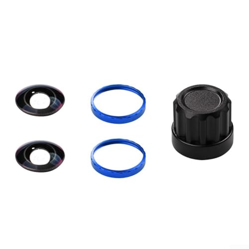 Für Insta360 X5 Wechselobjektiv-Set, 2-teilig, mit optischem Glas-Upgrade für verbesserte Bildgebung und kreative Flexibilität (Blau) von HavenDomicile