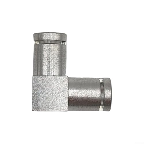 HavenDomicile Aluminium Kaffeemaschine Anschluss Zwei-Wege-Dreiwege-Ersatzarmatur Metalladapter für Espressokocher (Aluminium L) von HavenDomicile