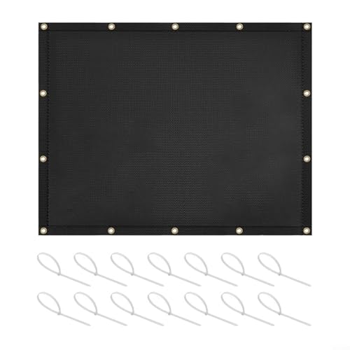 HavenDomicile BBQ Grill Hitzeschild Deck Protector Mat Temperature Resistant Up to 482.2 °C Waterproof Oil-Proof Fence Guard with Mounting Hardware (91.5 * 122cm) von HavenDomicile