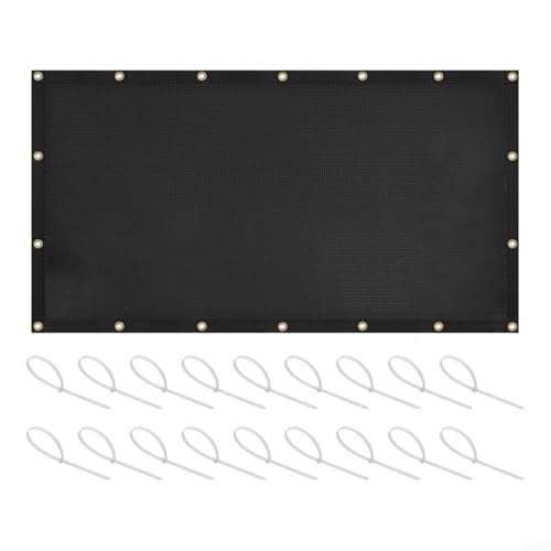 HavenDomicile BBQ Grill Hitzeschild Deck Protector Mat Temperature Resistant Up to 482.2 °C Waterproof Oil-Proof Fence Guard with Mounting Hardware (91.5 * 183cm) von HavenDomicile
