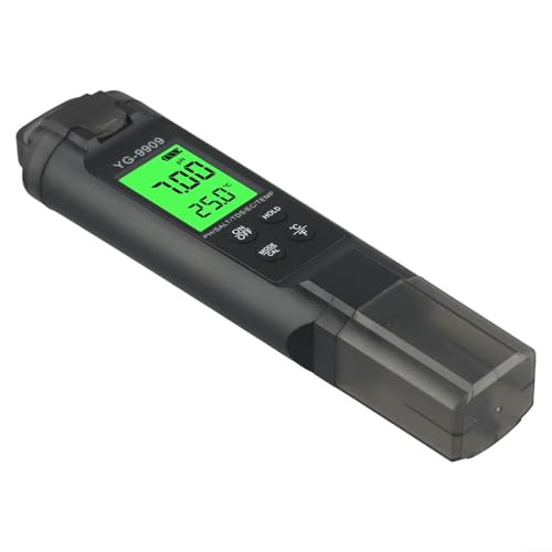 HavenDomicile Digitales Wasserqualitätstestmessgerät pH-Salz-Temperatur-Tester für Hydrokulturen, Schwimmbad, Aquarium, Trinkwasser, Aquarium von HavenDomicile