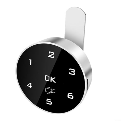 HavenDomicile Elektronisches Schrankschloss mit Passwort und IC-Karte, Zugangskontrolle für Badezimmer, Spind, Saunatür, Sicherheitssystem, USB wiederaufladbar (20 mm) von HavenDomicile