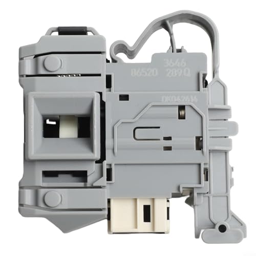 HavenDomicile Für Haier Trommel Waschmaschine Türschloss Schalter DK042614 Elektromagnetische verzögerungsfreie Verriegelung grau Kunststoff Ersatzteil von HavenDomicile
