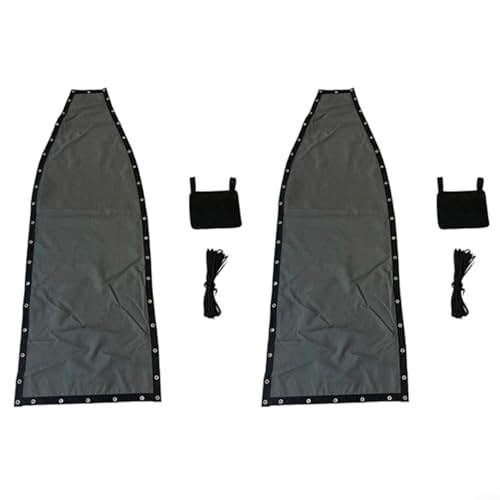 HavenDomicile Gartenschaukel-Ersatz, 64 x 197 x 23 cm, Gartenmöbel-Sitzbezug-Set mit Montagezubehör (2 Stück mit Taschen) von HavenDomicile