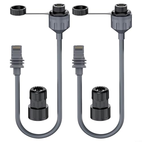 HavenDomicile Kabel-Netzwerk-Ethernet-Adapter für RJ45-Koppler für Starlink V3 Gen 3 Standard-Mini-Antenne, wasserdichter Anschluss (2 Stück) von HavenDomicile