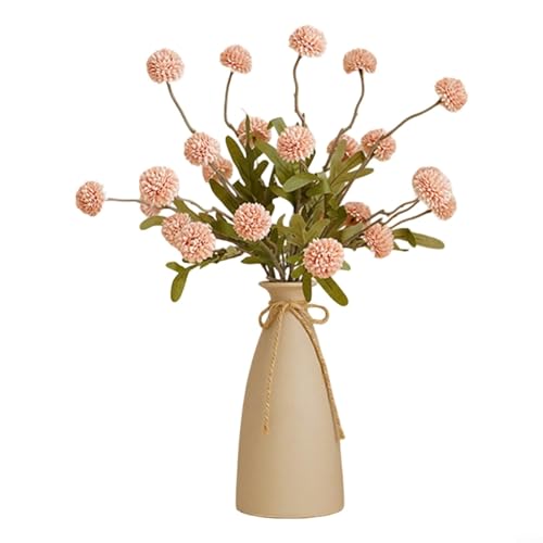 HavenDomicile Künstliche Chrysanthemen Seidenblumen, 52 cm, Kunstblumen-Dekoration für Hochzeit, Wohnzimmer, Display (hellrosa) von HavenDomicile