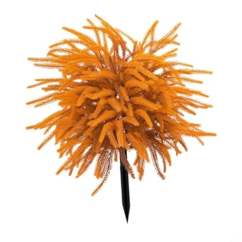 HavenDomicile Künstlicher Kiefernnadel-Formschnitt-Baum, gelb, für drinnen und draußen, dekorative Pflanze mit Erdspießen, für Herbsternte, Erntedankfest, 60 cm von HavenDomicile