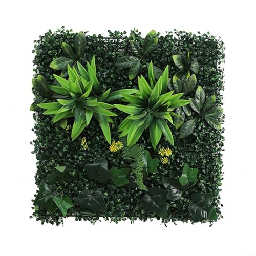 HavenDomicile Kunstrasen Wanddekoration Kunststoff grüner Rasen quadratisch Kunstrasen Pflanze Haus Garten Indoor Outdoor Hintergrund dekorative Matte (3) von HavenDomicile