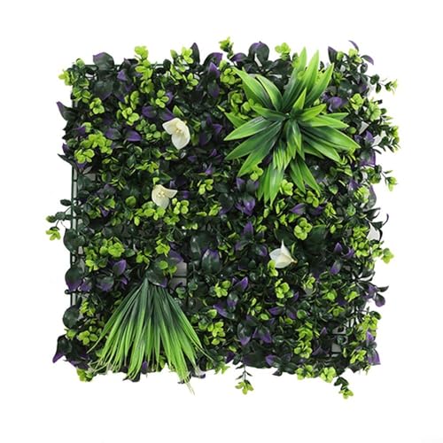 HavenDomicile Kunstrasen Wanddekoration Kunststoff grüner Rasen quadratisch Kunstrasen Pflanze Haus Garten Indoor Outdoor Hintergrund dekorative Matte (4) von HavenDomicile