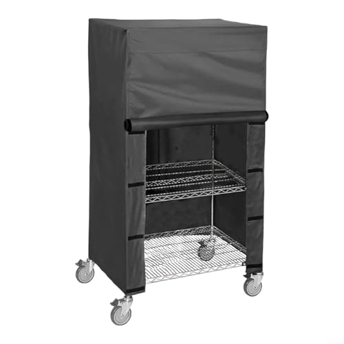 HavenDomicile Metallregal-Staubschutz aus Oxford-Gewebe, wasserdicht, staubdicht, verschiedene Größen, Regalschutz (91 x 36 x 137 cm) von HavenDomicile