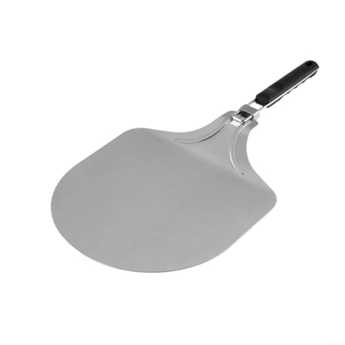 HavenDomicile Pizzaschaufel, 30,5 cm, Edelstahl, mit ovaler Klinge zum Servieren von Pizza und Kuchen beim Backen von HavenDomicile