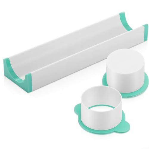 HavenDomicile Rundes Kuchenformer-Set mit wiederverwendbaren Polymilchsäure-Formen und großem Tablett zum Backen von Cake Pops Cookies Brownies HavenDomicile Rundes Kuchenformer-Set mit wiederverwendbaren Polymilchsäure-Formen und großem Tablett zum Backen von Cake Pops Cookies Brownies von HavenDomicile