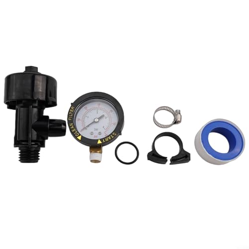 HavenDomicile Schwimmbadfilter-Luftablassventil-Set mit Manometer-O-Ring-Klemmen-Set für Pool-Spa-Filtrationssystem-Ausrüstung HavenDomicile Schwimmbadfilter-Luftablassventil-Set mit Manometer-O-Ring-Klemmen-Set für Pool-Spa-Filtrationssystem-Ausrüstung von HavenDomicile