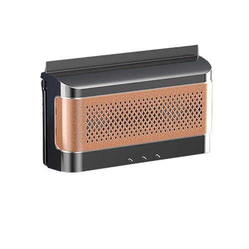 HavenDomicile Solarbetriebener Auto-Abluftventilator, kompatibel mit den meisten Fahrzeugen, Schwarz / Weiß, 19,5 x 12 cm (schwarz) von HavenDomicile