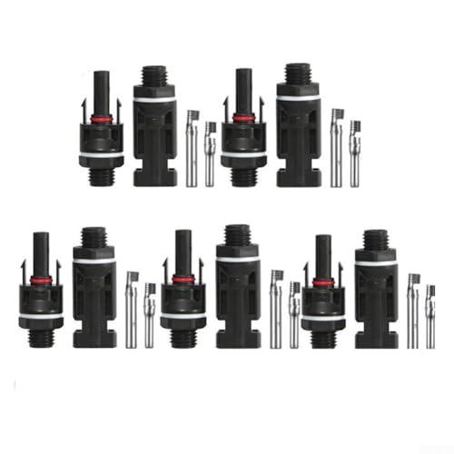 HavenDomicile Solarpanel Kabel Stecker Set Professionelle Stromverteiler Steckdose mit Pins für Innen Außen Installation von HavenDomicile