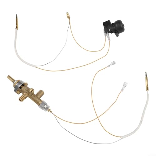 HavenDomicile Terrassenheizungs-Sicherheitsventil mit Messing-Thermoelement und Kippschalter-Ersatz-Set, kompatibel mit Propangas-Gasheizungen für den Außenbereich von HavenDomicile