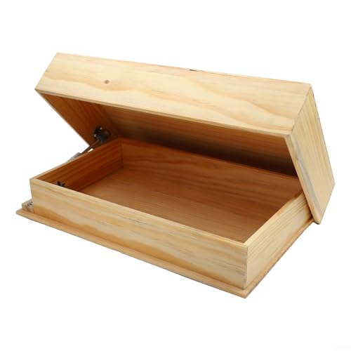 HavenDomicile Verdeckungsregal aus Holz, Wandmontage, schwebendes Aufbewahrungsregal mit Fach, stabiles platzsparendes Design (Holz) von HavenDomicile