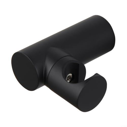 HavenDomicile Wandmontierter Bidet-Sprühhalter für Handbrause, Messinghalterung, Badezimmer-Zubehör, 80 x 62 mm (schwarz) von HavenDomicile