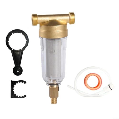 HavenDomicile Wasservorfilter mit 304 Edelstahlgeflecht, 40 Sediment-Rostentfernung, kompatibel für Leitungswasserreiniger, Heizungen HavenDomicile Wasservorfilter mit 304 Edelstahlgeflecht, 40 Sediment-Rostentfernung, kompatibel für Leitungswasserreiniger, Heizungen von HavenDomicile