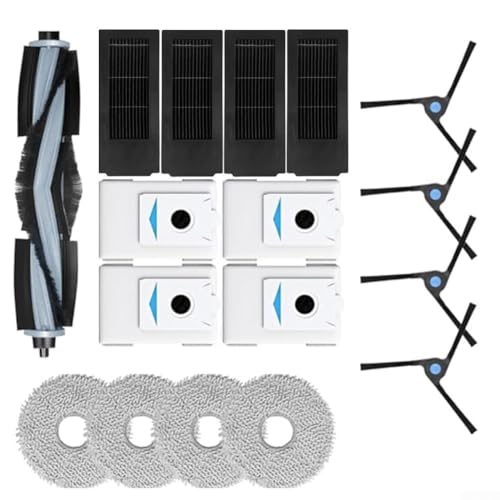 Komplettes Ersatz-Set für Ecovacs für Deebot X2 für Omni X2 Pro DEX86 X2 Staubsauger Hauptbürste, Wischmopp-Pads, Staubbeutel von HavenDomicile