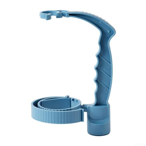 Kunststoff-Ausgießgriff mit verstellbarem Durchfluss und integriertem Flaschenöffner, platzsparendes Design für einfache Lagerung (blau) von HavenDomicile