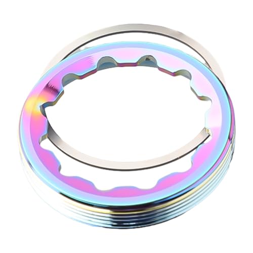 Kurbelschrauben-Set aus Aluminiumlegierung, 30 mm, für Rotor-Rennrad, mit Dichtungssatz (farbige Abdeckung) von HavenDomicile