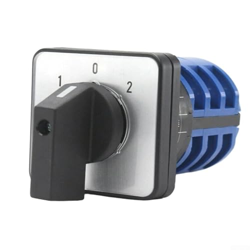 LW2620A32A Drehnockenwahlschalter 3 Positionen OnOffOn Wechselschalter mit 3 Phasen und 6 Schraubklemmen geeignet für elektrische Steuerung und Automatisierung (32A) von HavenDomicile