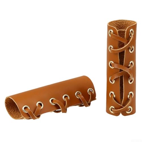 Leder-Lenkerabdeckung für Elektroroller mit Retro-Design, kompatibel mit 22 mm Durchmesser E-Bike-Lenker, weich und rutschfest (gelb) von HavenDomicile