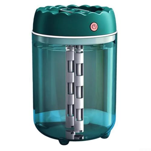 Mini-Luftbefeuchter mit 1 8 l Wasserkapazität und einstellbarem Doppelstrahl für Zuhause oder Büro (dunkelgrün) von HavenDomicile