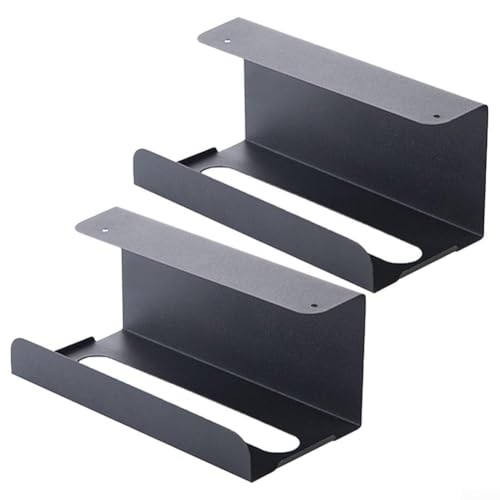 Multifunktionaler Serviettenhalter zur Wandmontage mit Handtuchhalter aus Eisen und Aufbewahrungsregal, entworfen zum Organisieren von Küchentüchern und kleinen Gegenständen, platzsparende Lösung von HavenDomicile