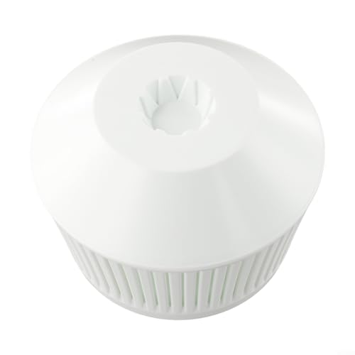 Orchideentöpfe mit zweilagiger Konstruktion und verbesserter Luftzirkulation, ausgestattet mit Drainagelöchern und Bodenstütze für Pflanzenstabilität (1 Stück weiß) von HavenDomicile