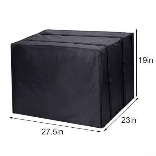 Outdoor Window AC Protection Cover, 210D Waterproof Material, Adjustable Straps for Easy Fit and Security (70 * 64 * 48cm) von HavenDomicile