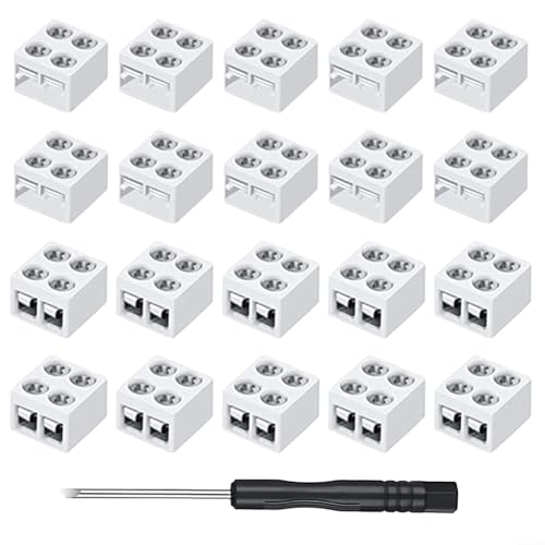 Passen Sie Ihr Beleuchtungs-Setup einfach an mit unserem kompletten Set aus 20 lötfreien LED-Verbindungsclips (10 mm) von HavenDomicile