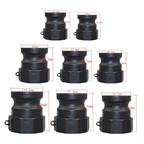 Pipeline Schnellverbinder männliches Ende, Gewinde-Rohrverschraubungen für Anwendungen (A100-2.5 cm-DN25) von HavenDomicile