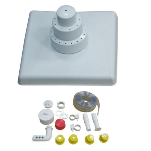 Pool und Teichbrunnen Sprinkler schwimmende quadratische Halterung Kit mit einstellbarem Wasserdurchfluss für Gartenwasserspiele und aus robusten Kunststoffmaterialien Pool und Teichbrunnen Sprinkler schwimmende quadratische Halterung Kit mit einstellbarem Wasserdurchfluss für Gartenwasserspiele und aus robusten Kunststoffmaterialien von HavenDomicile