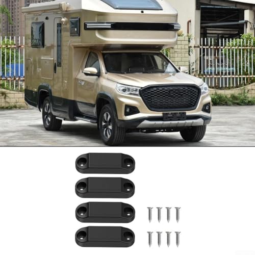 RV-Aufbewahrungs-Türschnapper, geeignet für alle Arten von Campern und Reiseanhängern (schwarz) von HavenDomicile
